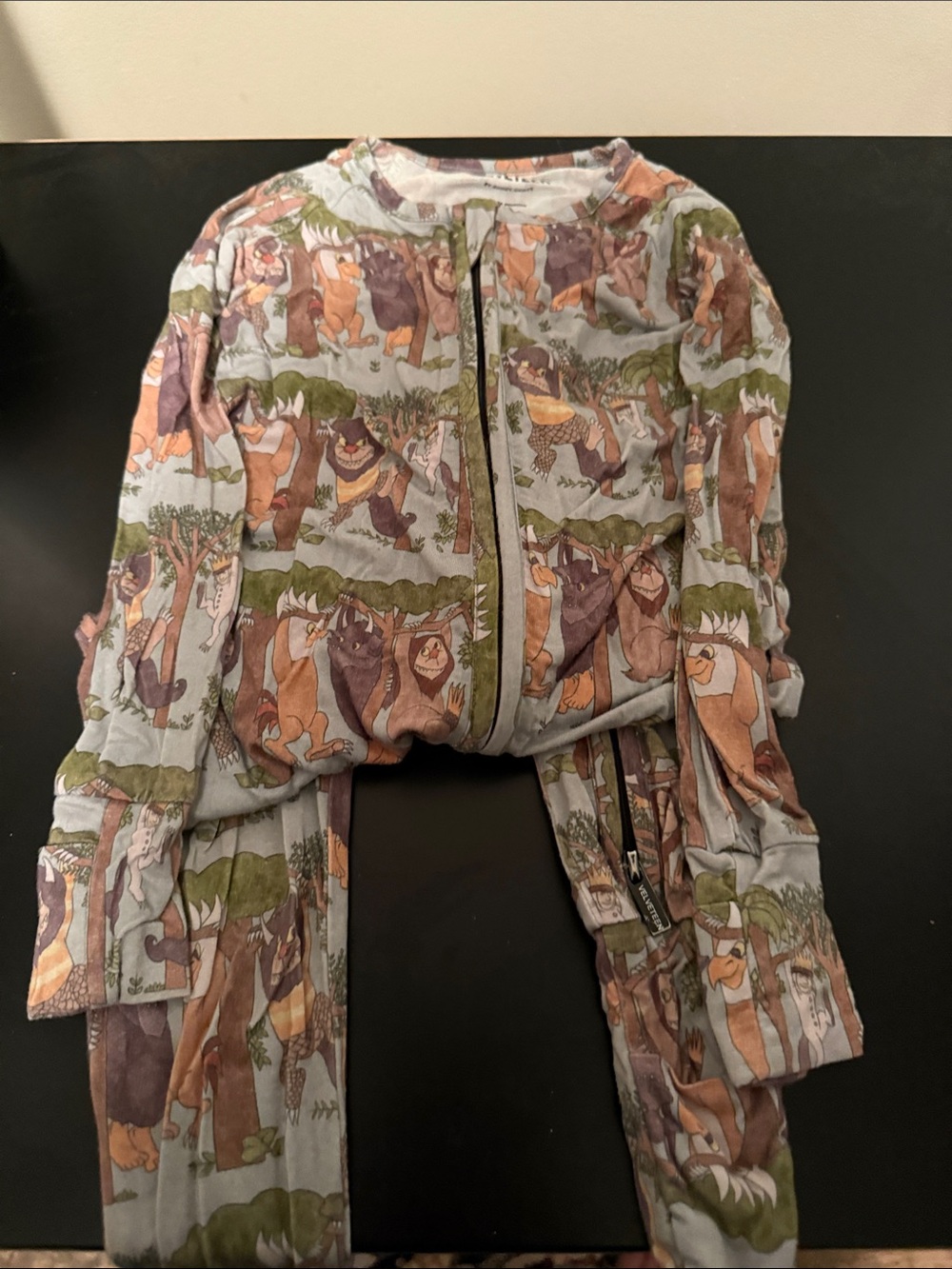 Bunny Knots Where the Wild Things Are romper